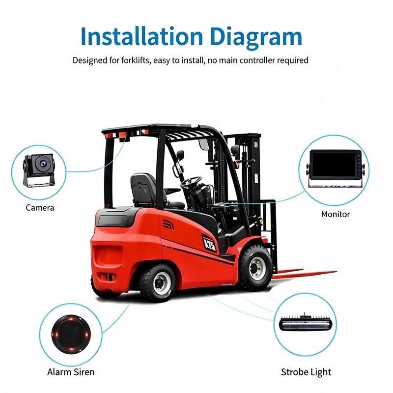 Forklift warehouse safety solution
